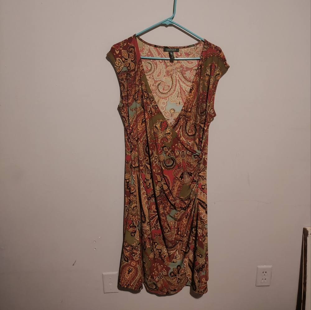 XL Ralph Lauren Multi color Dress
